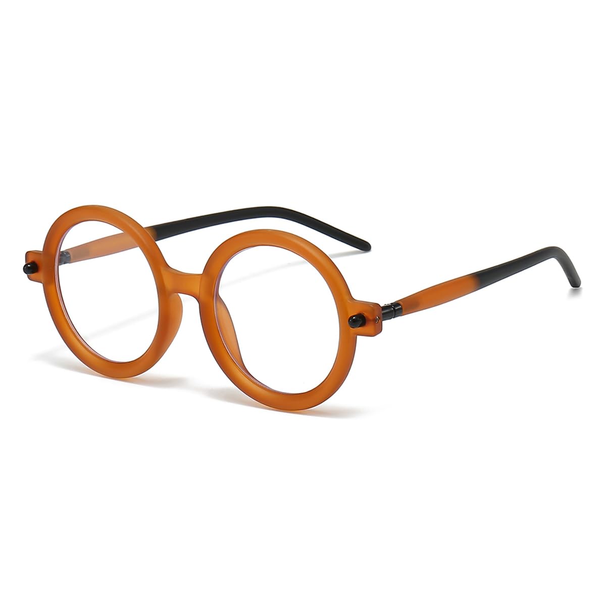 Gleyemor Retro Round Blue Light Glasses for Men