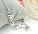LUNIWEI Heart Cherries Women Ankle Bracelet Barefoot Sandal Beach Foot.