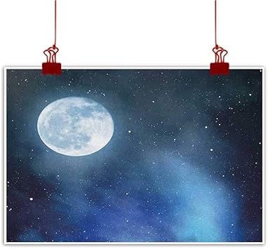 Amazon Com Sunset Glow Artwork Office Home Decoration Moon Night