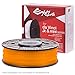 PLA 3D Printer Filament, XYZPrinting PLA Filament 1.75mm, Dimensional Accuracy +/- 0.02mm, 600g Spool (1.3lbs), 1.75mm, PLA Clear Tangerine