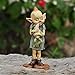 Top Collection Miniature Fairy Garden and Terrarium Statue, Garden Pixie Elf Hugging Frog