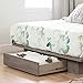 South Shore 11288 Holland Platform Bed (54/60''), Full/Queen, Sand Oak