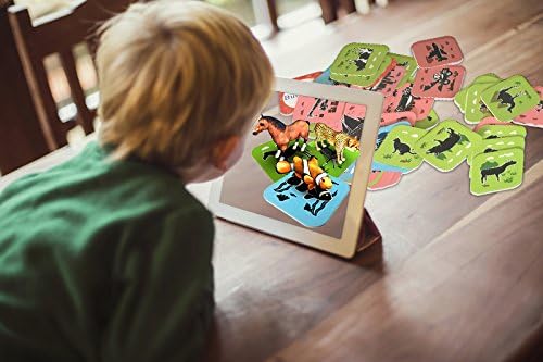 Mokasi 3D First Words Flash Cards, Augmented Reality Educational Toys and Learning Kit