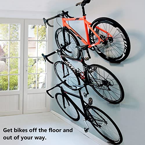 Eapele Bike Pedal Hanger Bicycle Wall Mount Horizontal Hanger, Heavy