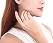 Zhiwen By lucky Gorgeous Women's 2 PCS CZ Vintage Engagement Wedding Ring Set Lotus Flower Rose Gold Plated Two-tone Bridal Eternity Rings（Size 5-10） (US code 7)
