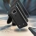 Galaxy S7 Case, Poetic QuarterBack [Corner/Bumper Protection][Replaceable back][No Bulk][Dual Protection]- Stylish PC+TPU Protective Case for Samsung Galaxy S7 (2016) Black