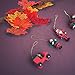 AmyHomie 300 Artificial Maple Leaves in a Mixture Table Scatters for Fall Weddings & Autumn Parties, 6 Colors
