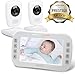AXVUE Video Baby Monitor, Comfortable Slim Design Handheld Enclosure, 5.0