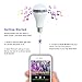 Flux Wireless Smart LED Light Bulb with Bluetooth Speaker Cool White (6000K) | 40 Watt Equivalent (6W) A19 Bulb | Works with Apple iPhone, iPad and Android Phone