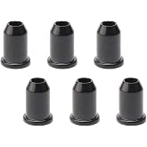 Swhmc Guitar String Mounting Ferrules 6PCS 8mm String Through Ferrules for Tele Strat Guitar