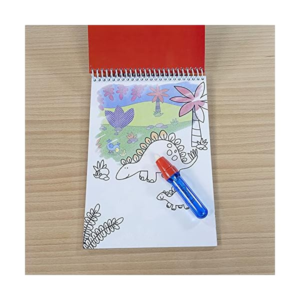 Galt Toys, Water Magic - Dinosaurs, Colouring Books for Children, Ages 3 Years Plus