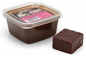 PRIDE OF INDIA Milkylicious Old Fashioned Handmade Smooth Creamy Fudge - Raspberry Chocolate Truffle (1/4 Pound) | Kettle Cooked & Individually Wrapped in USA in Small Batches for a Rich Delicious Taste