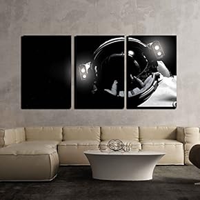 BRAND_NAMEThe Astronaut in Outer Space Home Art x3 Panels