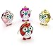 iPEGTOP Shatterproof Christmas Owls Ornaments, 4ct 100mm/4