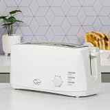 Quest 4 Slice Toaster White Extra Wide Long Slots 6 Settings view 8