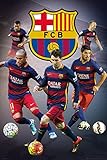 POSTER STOP ONLINE FC Barcelona - Soccer Poster/Print (Lionel Messi, Neymar Jr, Luis Suarez.) (Size: 24