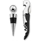 Kit para Vinho em Aço Inox Completo com Acessórios