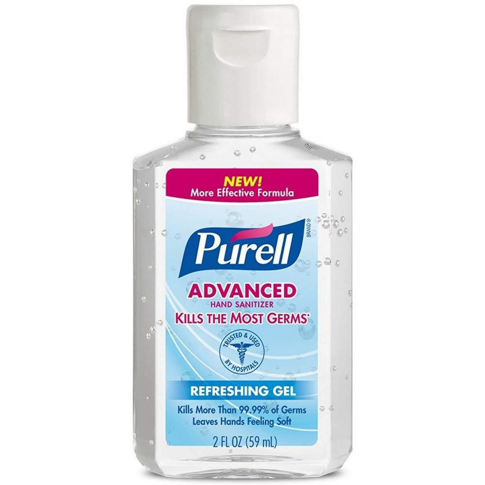 Purell Advanced Hand Sanitizer Refreshing Gel 2 oz (Pack of 6) : Beauty