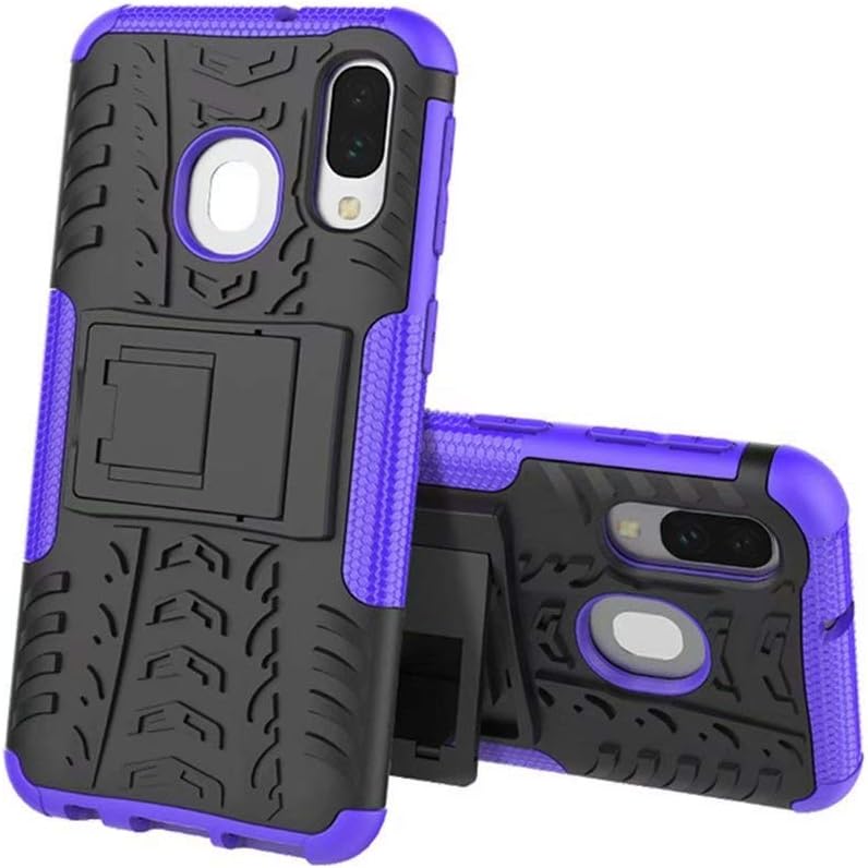 TenDll case for Oppo Reno 10x Zoom, Shockproof Tough Heavy Duty Armour Back Case Cover Pouch with Stand Double Protective Cover Oppo Reno 10x Zoom Case -Purple