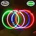LED Necklace, USB Rechargeable Super Bright Party Favor Led Light Collar, Universal Size Trim Fit, Great for Parties Christmas Gifts, Concerts, Outdoor activities, by IllumiFun (Green)
