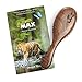 Calcutta Max – 100% Pure Calcutta Extra Stiff Wild Boar Bristle Hair Brush – Best Natural Hair Brush – Thick Hairbrush for Styling & Smoothing – Dark Maple Wood Handle – Made in Europe