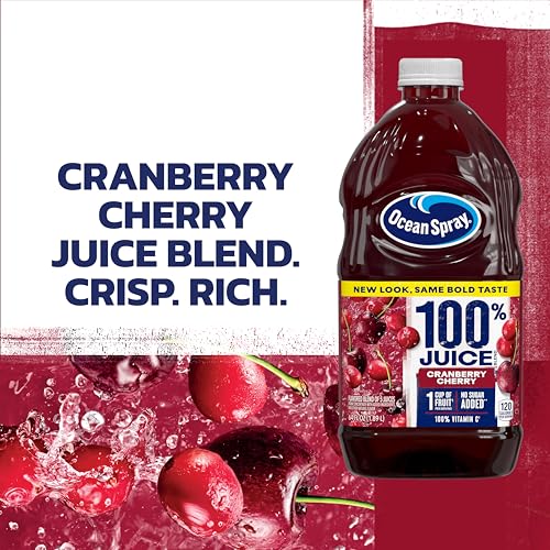 OCEAN SPRAY® 100% JUICE CRANBERRY CHERRY JUICE BLEND, 64 FL OZ BOTTLE