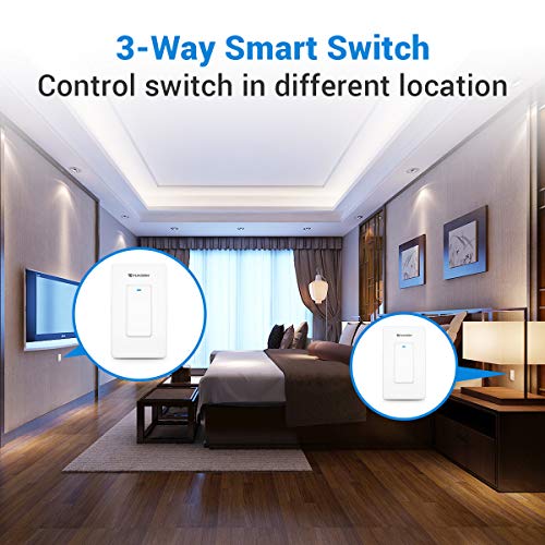 Smart Light Switch 3 Way Alexa Light Switch Neutral Wire Required 2