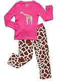 Fleece & Cotton 2 Piece Pajama Giraffe 10 Years