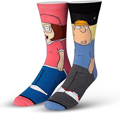 Unisex Family Guy Meg & Chris Socks