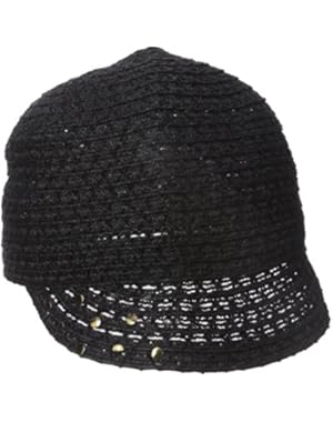 August Hat Black Stud Cap