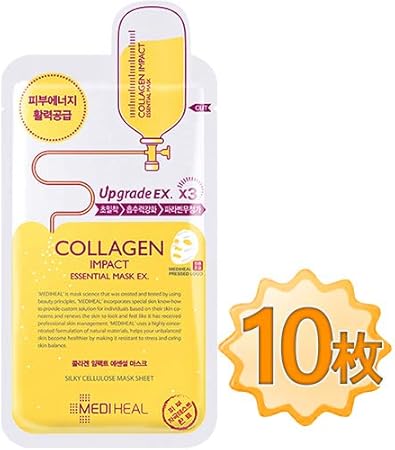 Amazon 正規品 メディヒール コラーゲン インパクト エッセンシャル マスク Ex 10枚 Mediheal Collagen Impact Essential Ex 10sheet Mediheal フェイスパック 通販