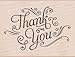 Hero Arts K5870 Wood Stamps, Thank You with Flourishes