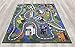 Ottomanson Jenny Collection Children's Educational Road Traffic Design Area Rug, 7'10
