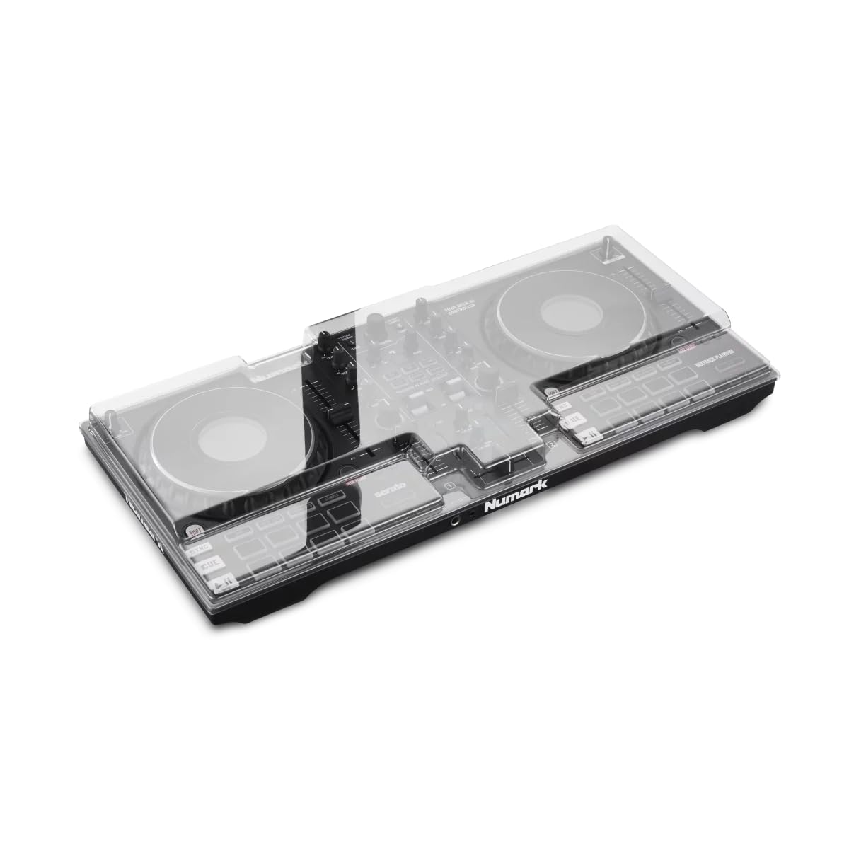 Decksaver LE Cover for Numark Mixtrack Pro & Platinum FX - Super-Durable Polycarbonate Protective lid in Smoked Clear Colour, Made in The UK