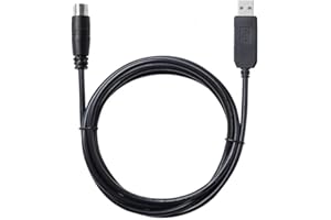 for LS XGB XBM XBC PLC to PC RS232 Serial Control Download Cable Silicon Labs CP2102 USB RS232 to 6-pin Mini Din Communicatio