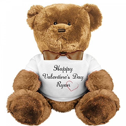 Happy Valentine's Day Ryan Bear Gift: Medium Plush Teddy Bear