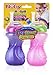 Nuby No-Spill Cup with Flex Straw, 10 Ounce, Pink and Purple