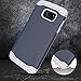 Galaxy S7 Edge Case, LK [Armor Shield] Shock Absorbent Hard PC Cover + TPU Inner Hybrid Defender Case For Samsung Galaxy S7 Edge (Navy Blue)