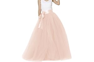 EllieHouse Womens Long Tutu Party Evening Tulle Skirt PC05