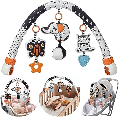TUMAMA Car Seat Toys for Babies 0-6 Months, Stroller Toys for