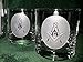 Personalized Capitol Masonic Whiskey Label Hand Sand Etched Decanter