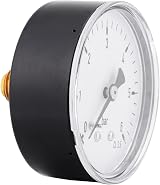Hilitand Hydraulic Oil Pressure Gauge 0-6 Bar 1/4 NPT Metal Case High Precision view 5