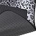BDK Carpeted 4 Piece Mat Leopard Animal Print Auto Car Vehicle Universal Fit (White/Gray)