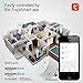 Wi-Fi Smart Plug Mini Outlet, Lower Energy Consumption, Remote Control by Phone App, No Hub Required, works with Amazon Alexa Echo Echodot and Google Home, White (1)