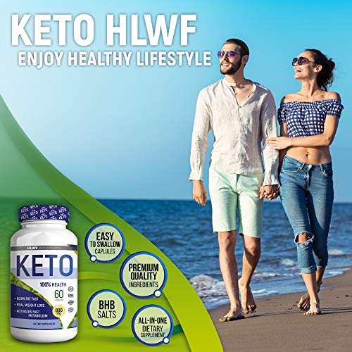 Keto Diet Pills - BHB Keto Capsules | Advanced Weight Loss Supplement | Ketogenic Carb Blocker and Natural Appetite Suppressant | Promotes Focus, Energy, Fat Burning/ 60 Keto Pills