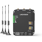 LINOVISION Industrial 4G LTE WiFi Cellular Router with Dual SIM and RS485 | Verizon/AT&amp;T/T-Mobile Certified, Auto Failover, 9-48V DC Input, DI/DO, Cloud Monitoring, DTU 4G Gateway for M2M and Vehicles