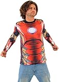Marvel Iron Man Sublimated Adult LONG SLEEVE Costume T-Shirt