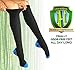 BAMS Premium Bamboo Compression Socks for Men, Women- Antibacterial 15-20 mmHg Medical Graduated Knee-High Sock with New Odor-Kill Technology for Sports, Travel, Maternity Pregnancy