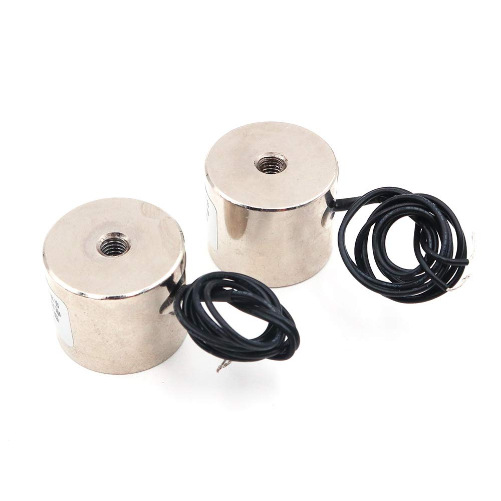 Namvo2pcs KK-P30/25 8KG Suction Electromagnet Solenoid DC 24V Lifting Holding Electromagnet Electro Electric Magnets - Image 4