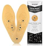 QIQIGO MindInSole for feet, Magnetic Massaging Shoe Inserts Insoles, for Men and Women, Acupressure Foot Therapy Pain Relief, Cutable 1 Pair